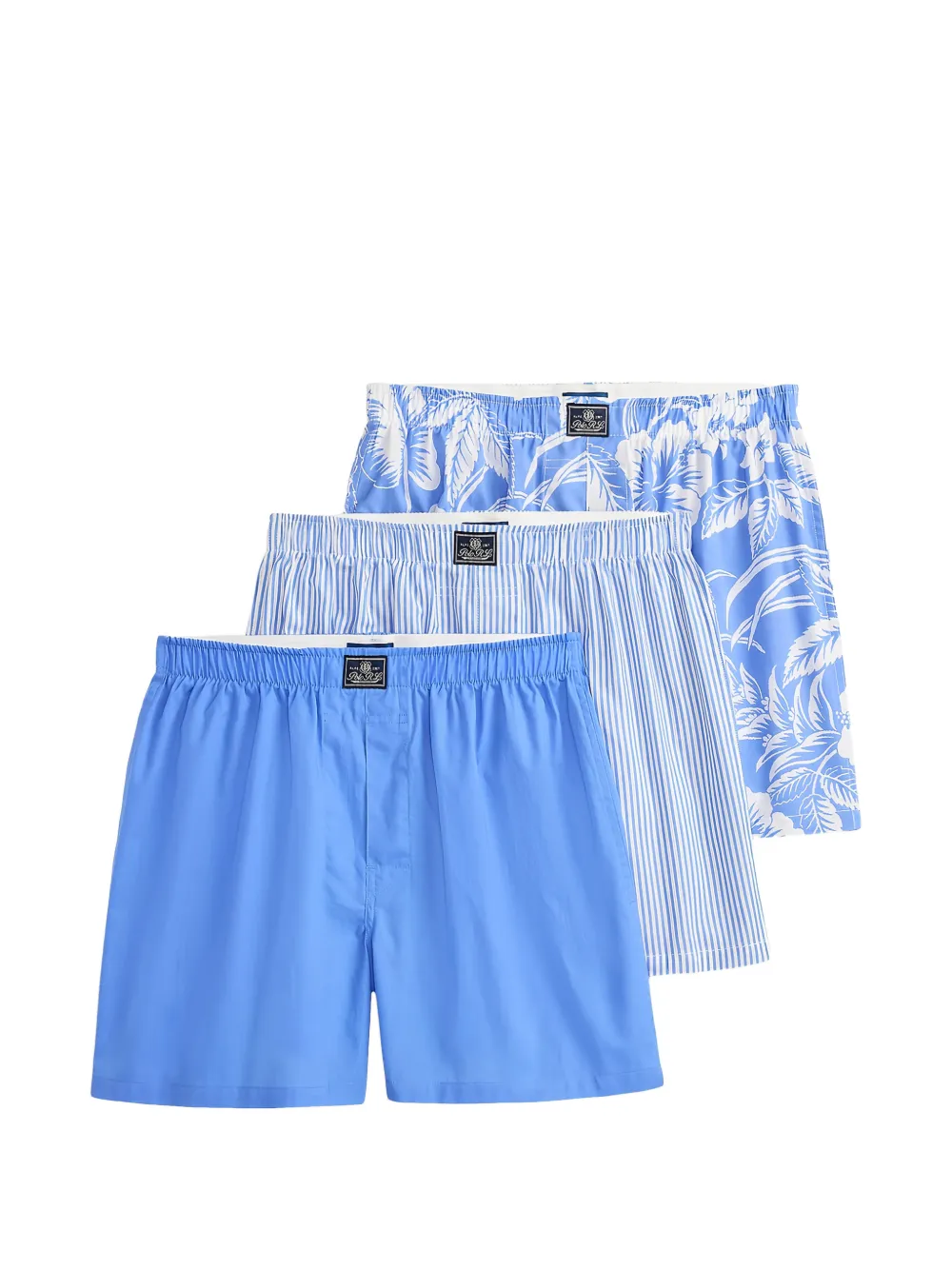 Polo Ralph Lauren striped floral boxers (set of three) - Blu