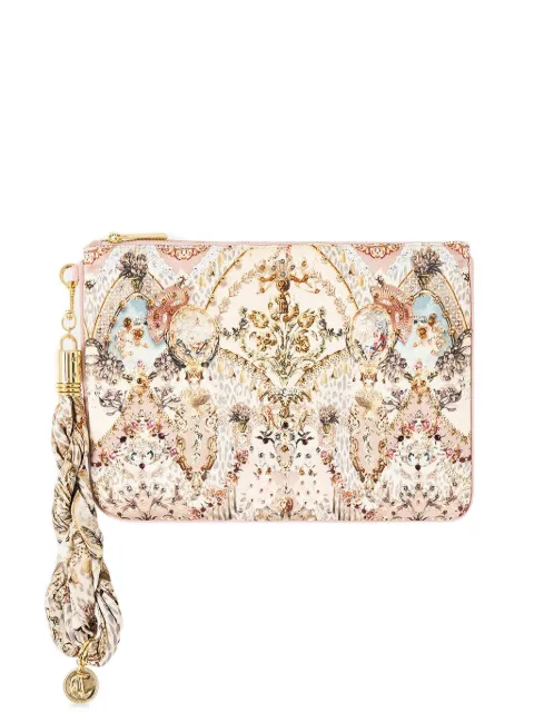 Camilla Aranjuez Animalia scarf-detail clutch