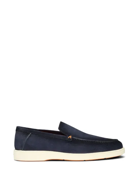 Santoni Detroit suede loafers