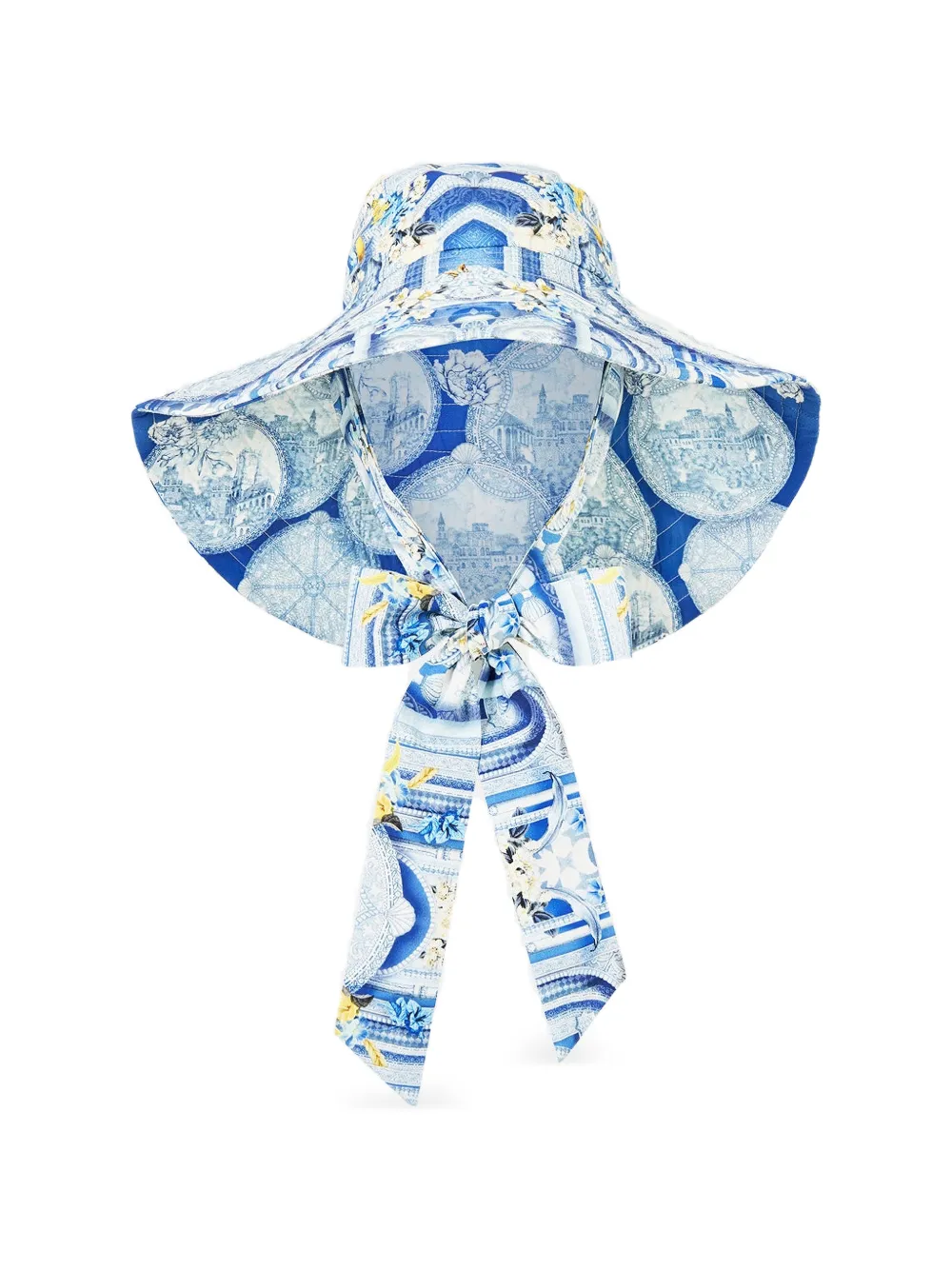 Camilla De nada granada bucket hat - Blu