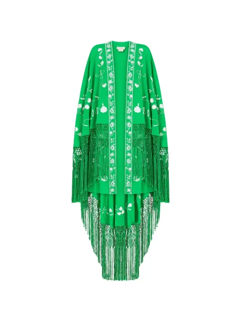 Camilla Sacromonte Señorita draped high-low jacket