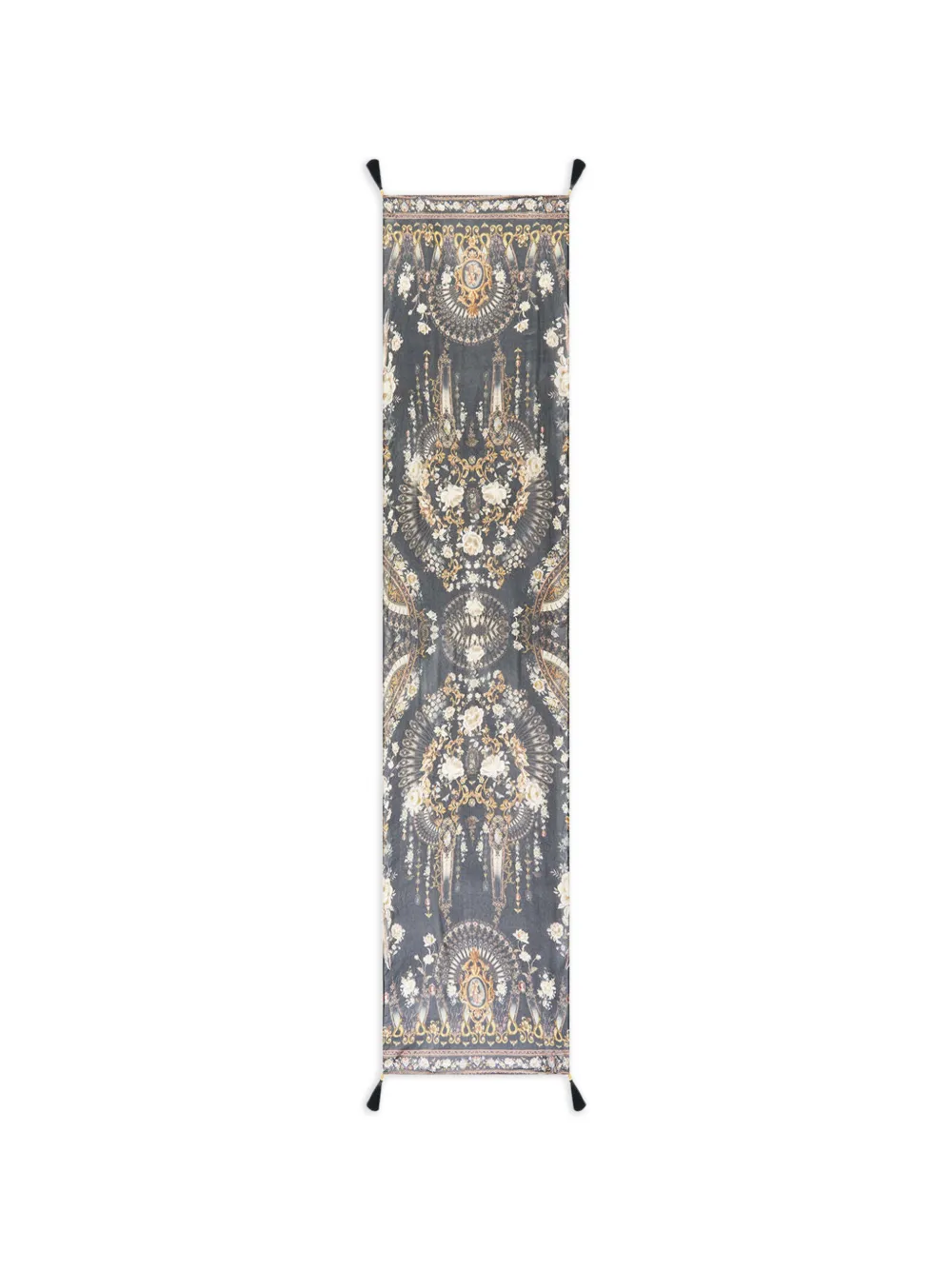  Camilla Flamenco Folklore Scarf - Black 