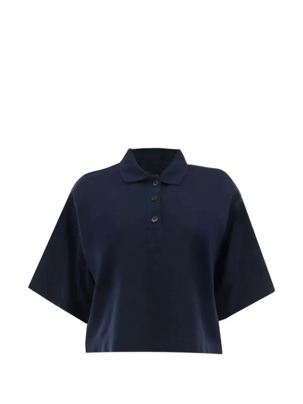 Citizens of Humanity Button Polo Shirt in Blue