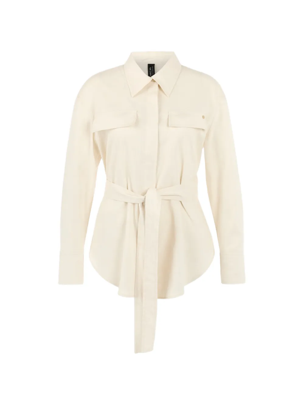 MARCCAIN belted blouse - Toni neutri