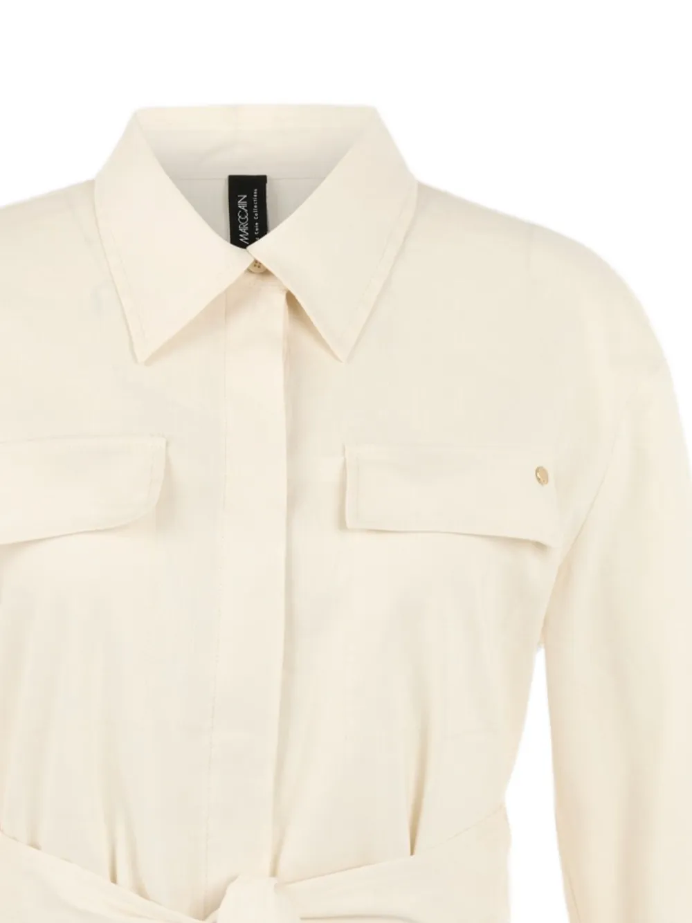  Marccain Belted Blouse - Neutrals 