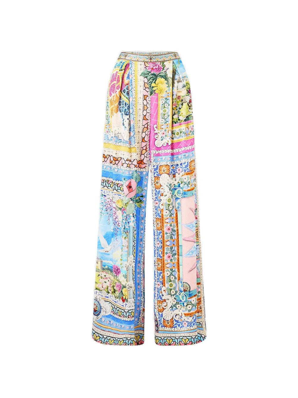 Camilla pleated trousers - Blu