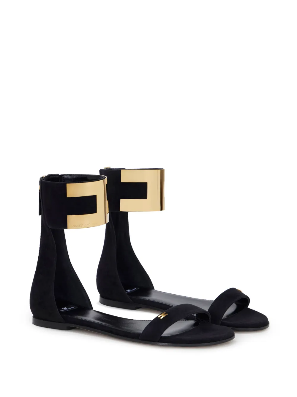 Elisabetta Franchi Sandalen met enkelbandje Zwart