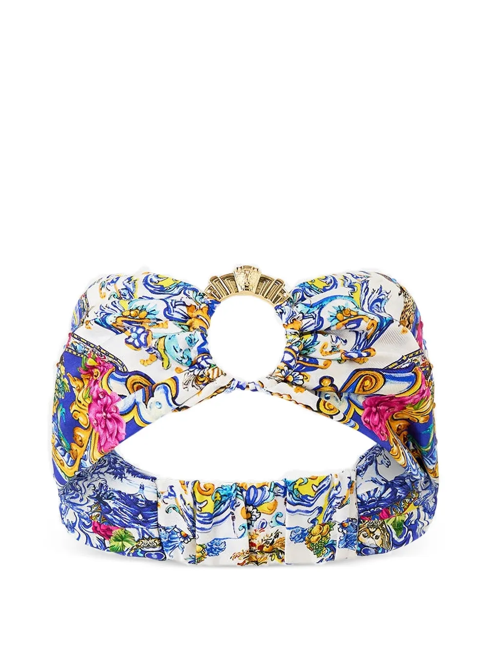 Camilla ring printed headband - Bianco