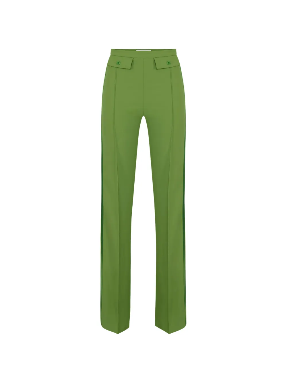 Elisabetta Franchi flap pockets trousers - Verde