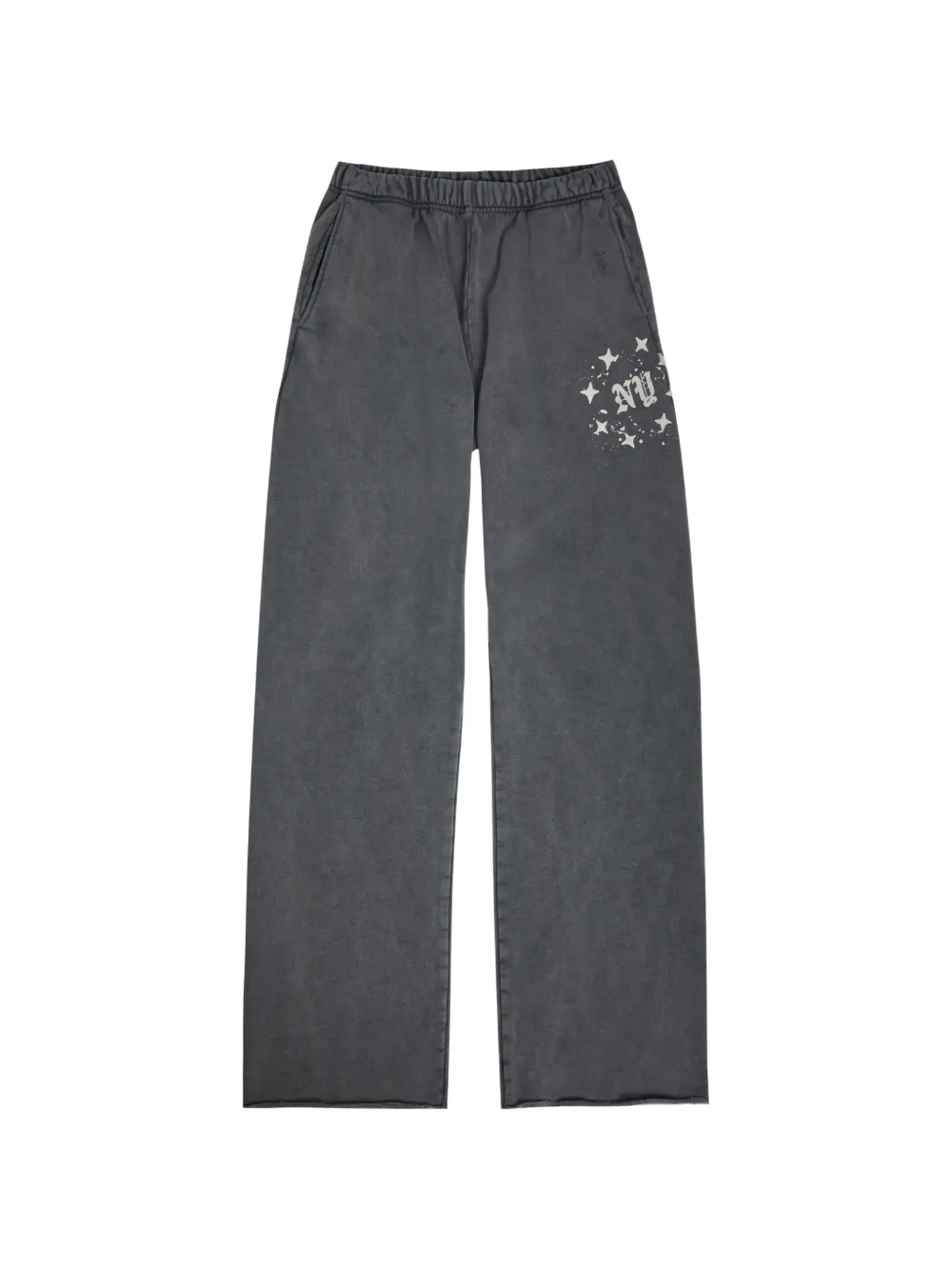 DUKE & DEXTER NY paint-splatter print cotton sweatpants - Grigio