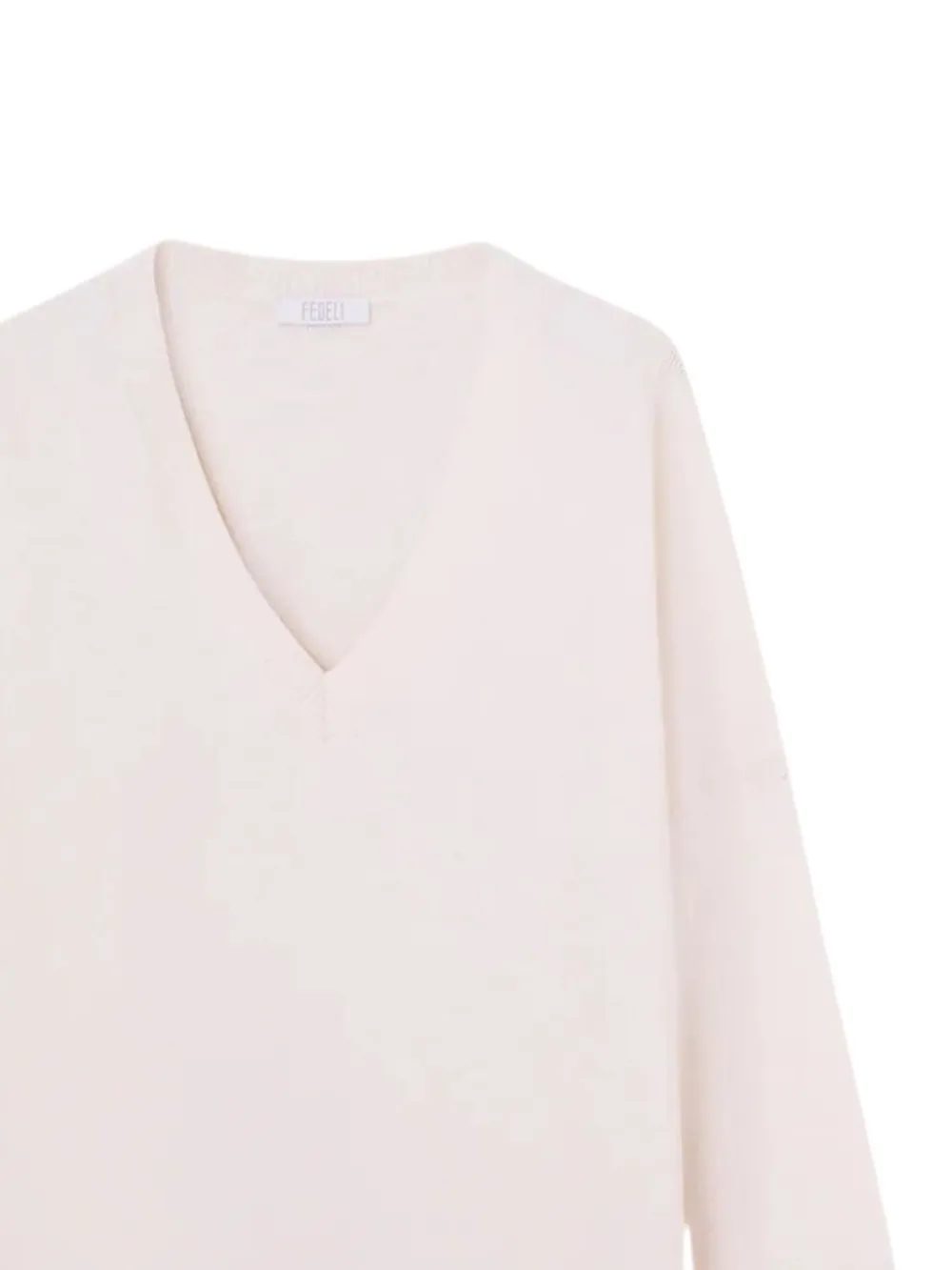  Fedeli Jersey Andy Con Cuello En V - Blanco 