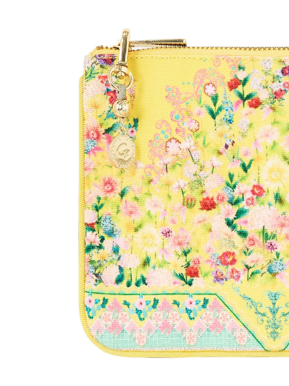  Camilla Floral Wallet - Yellow 