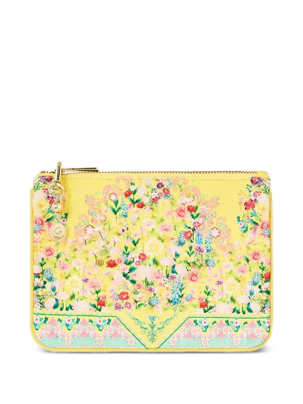 Camilla floral wallet - Giallo
