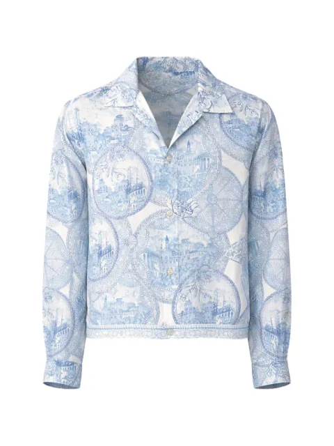 Camilla patterned crop jacket