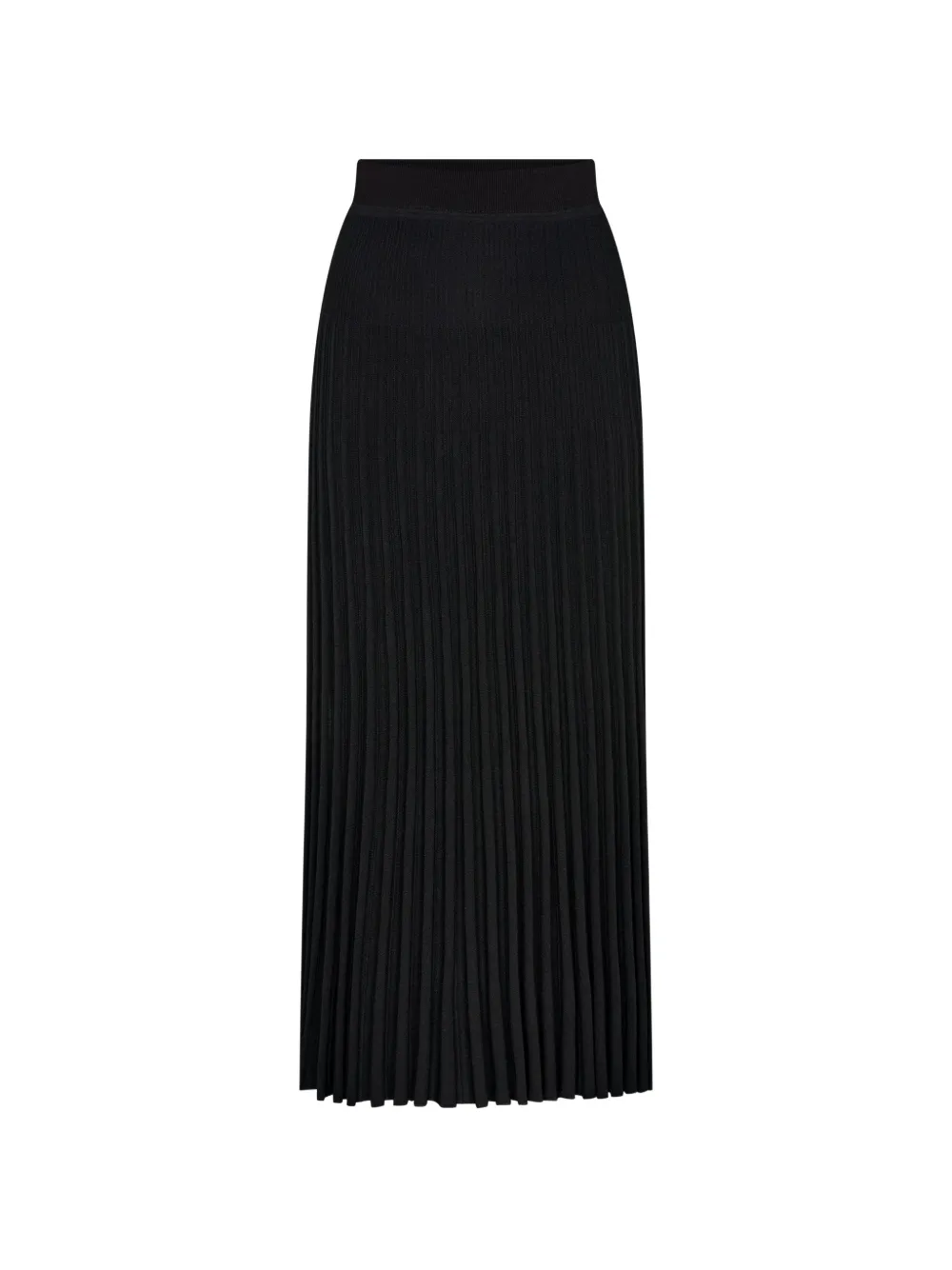 N.Peal pleated superfine skirt - Schwarz