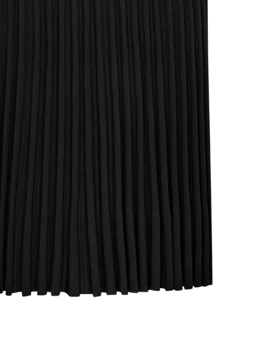  N.peal Pleated Superfine Skirt - Black 
