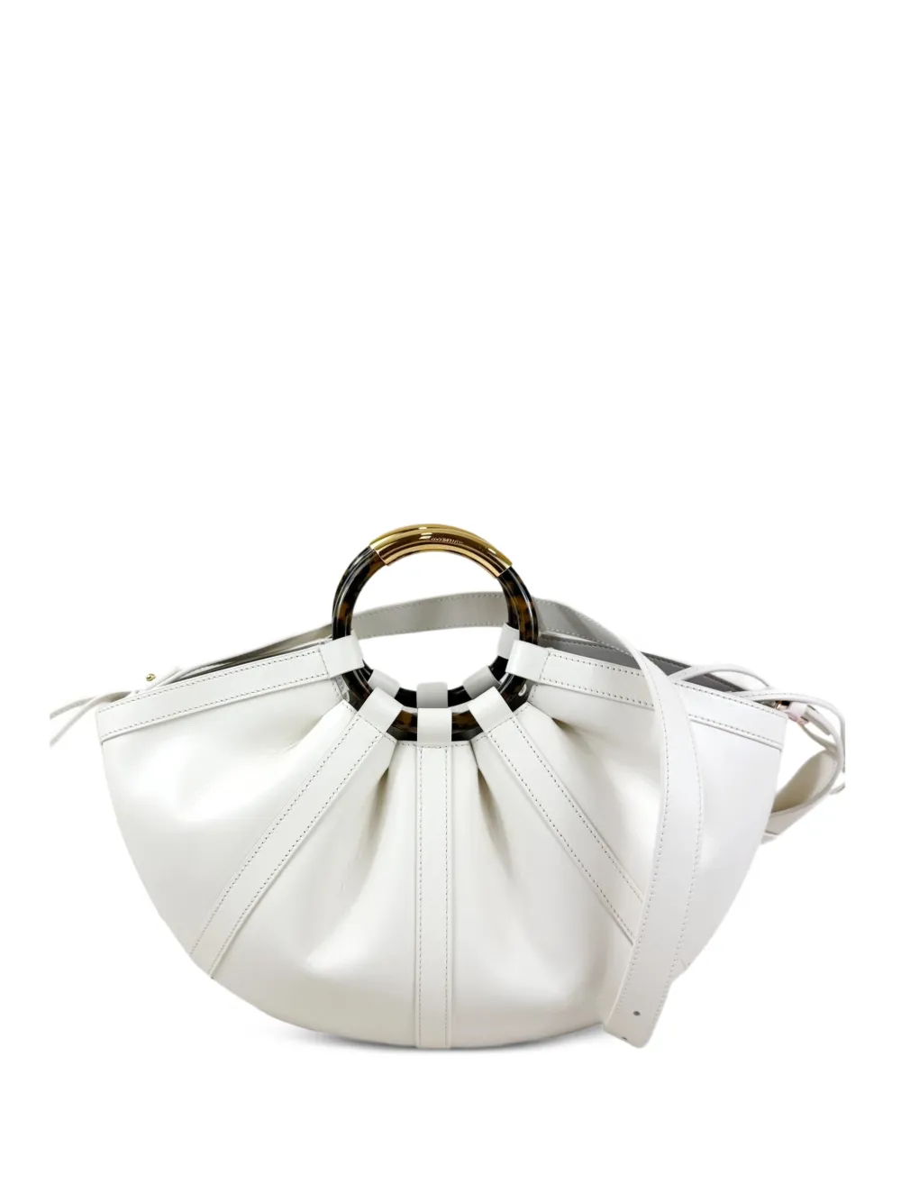Coccinelle leather tote bag - White
