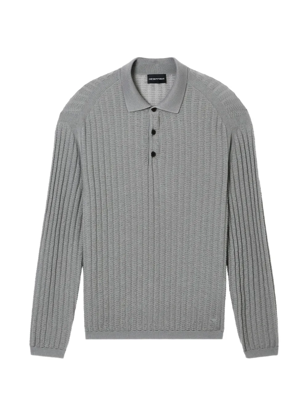 Emporio Armani textured sweater - Grigio