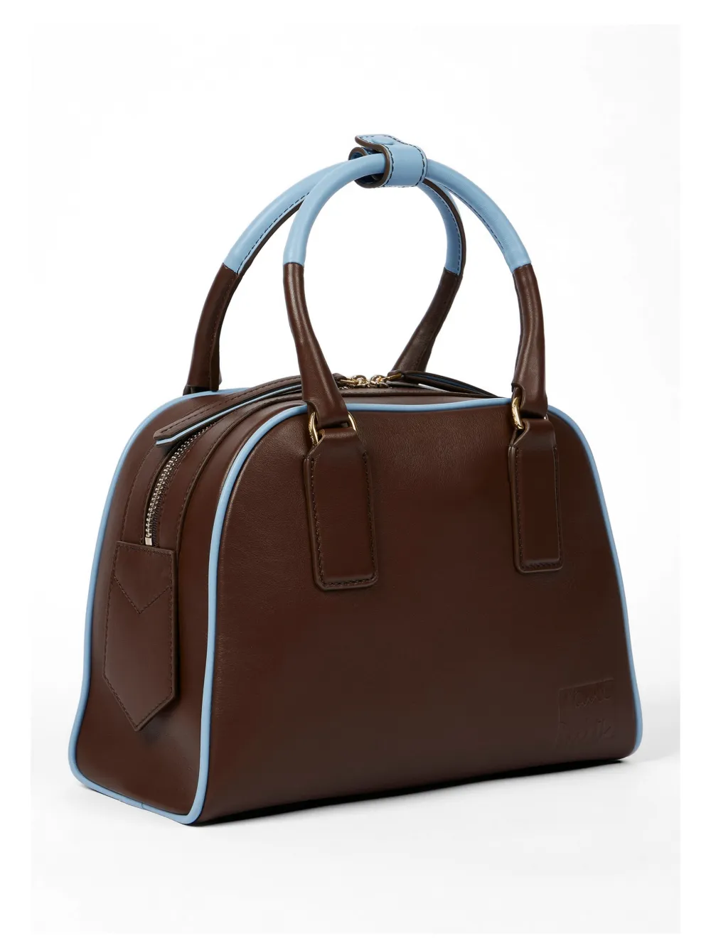 Paul Smith top handle satchel - Marrone