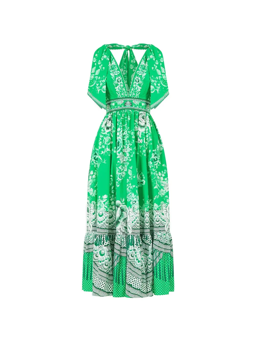 Camilla Sacromonte Señorita midi dress - Verde