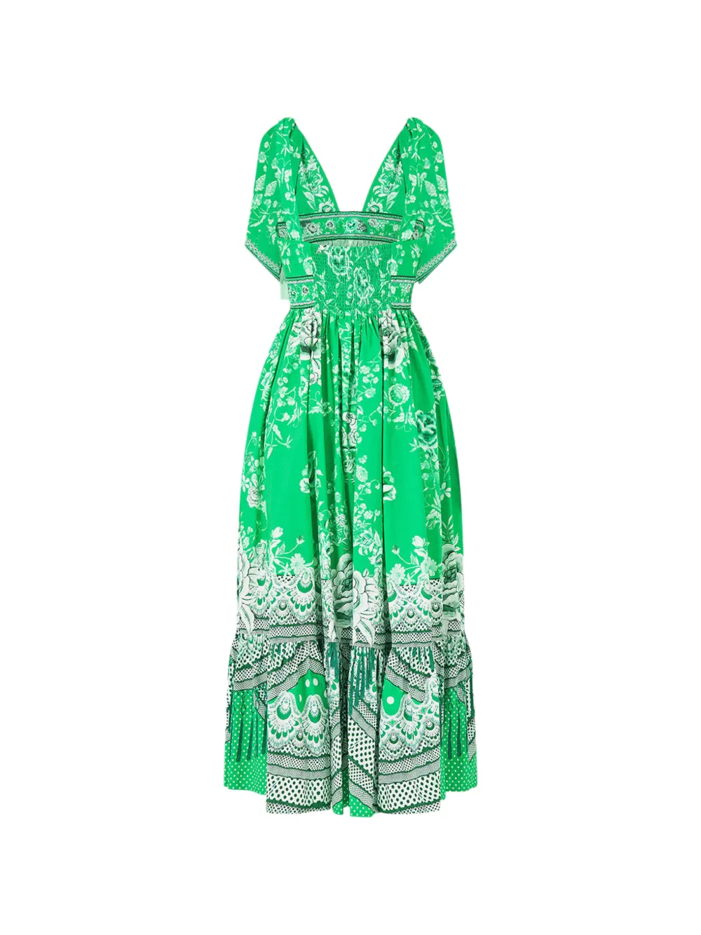 Camilla Sacromonte Señorita midi-jurk Groen