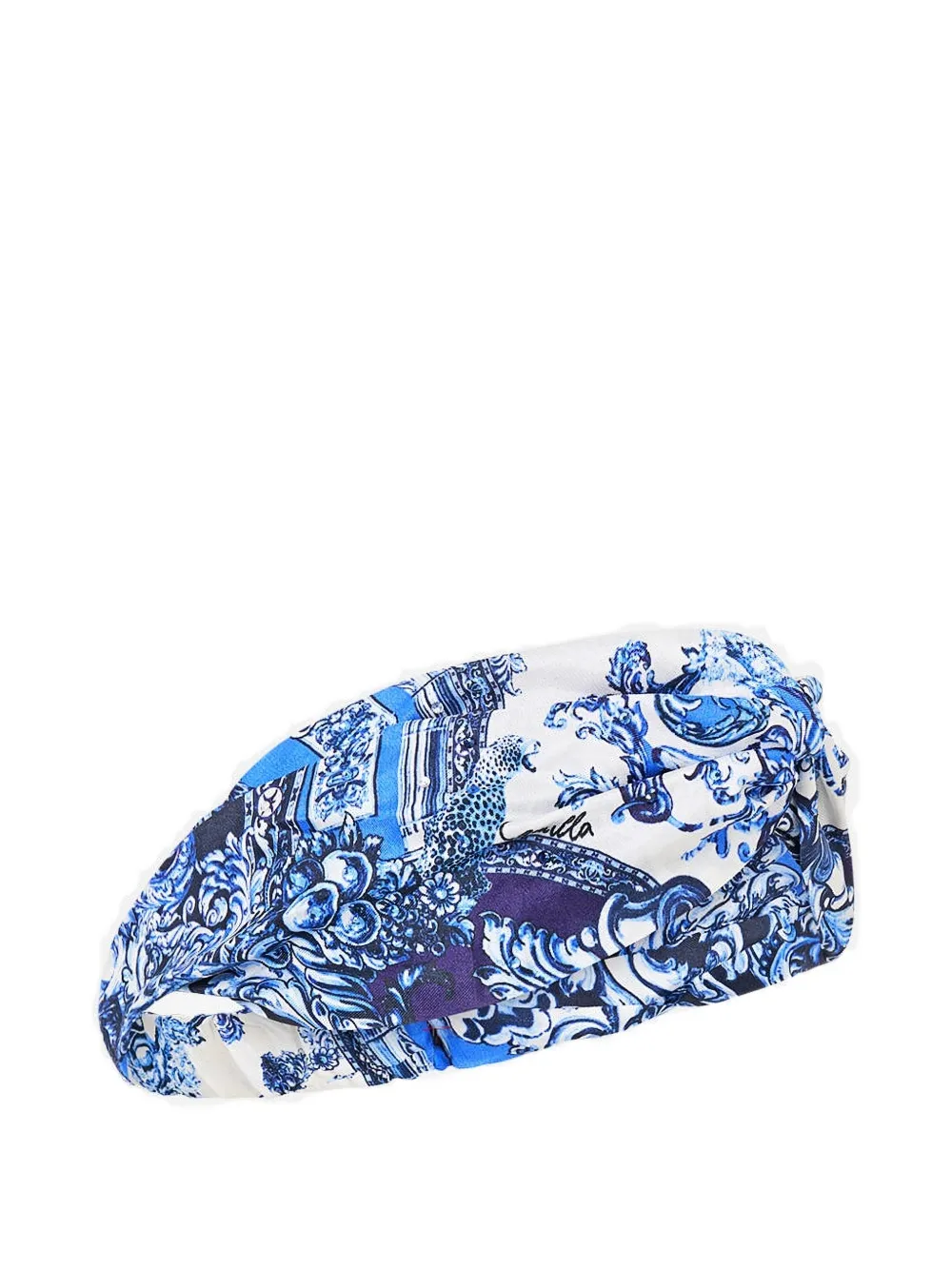  Camilla Woven Twist Headband - White 