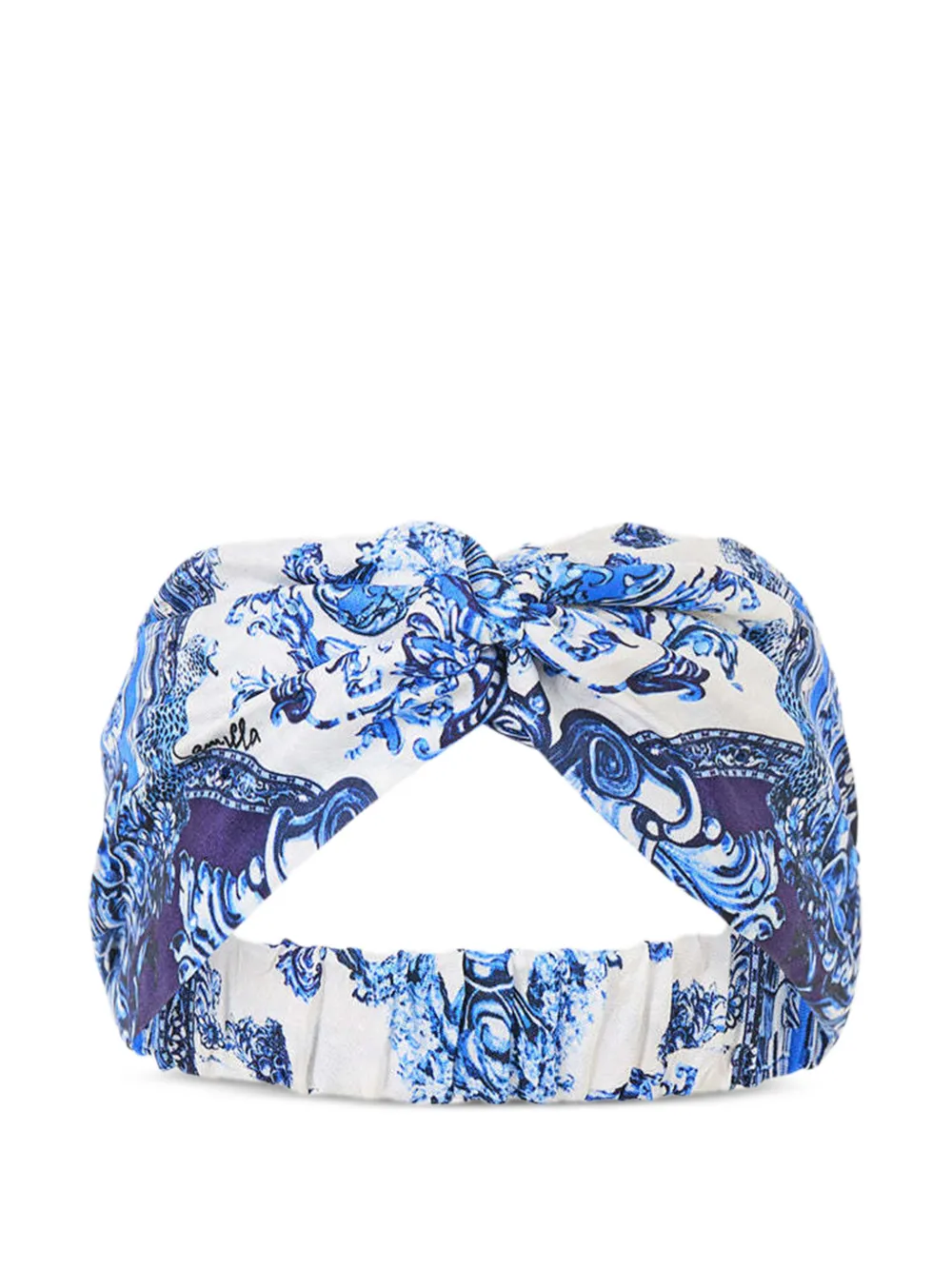 Camilla woven twist headband - Bianco