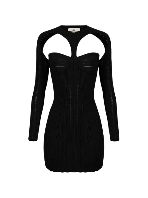 Elisabetta Franchi vestido corto con diseño calado