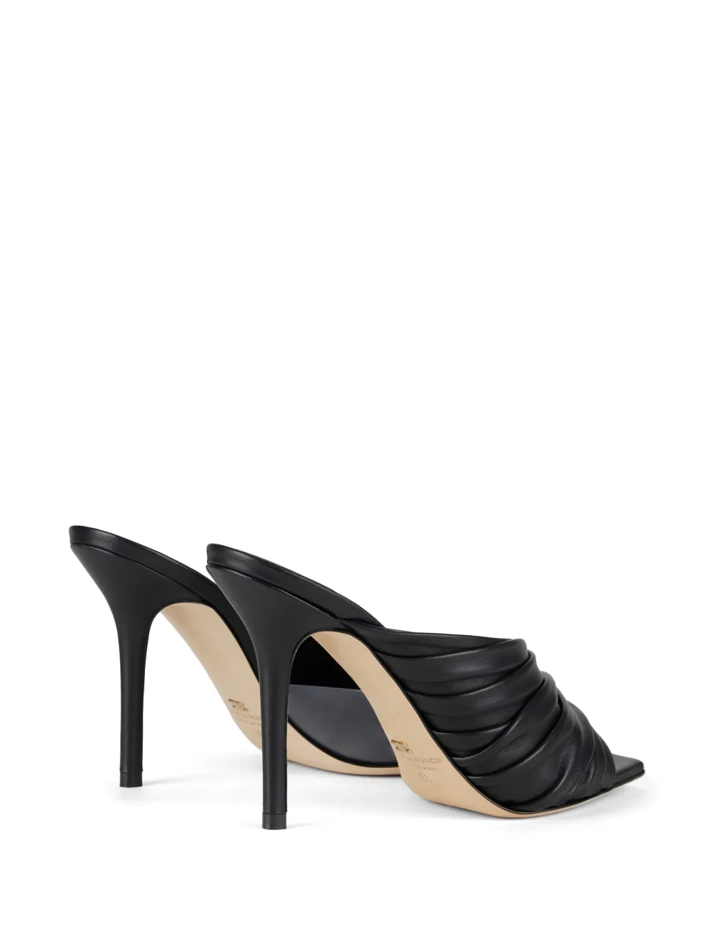 Elisabetta Franchi Sandalen met vierkante neus Zwart