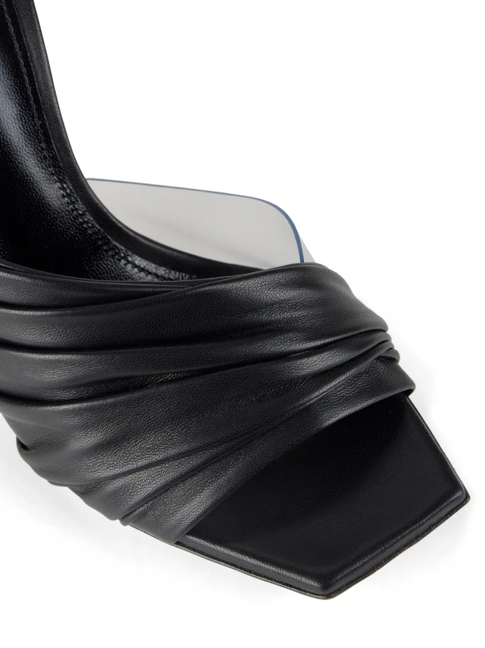 Elisabetta Franchi Sandalen met vierkante neus Zwart