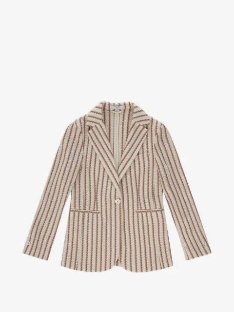 Circolo 1901 striped single-breasted blazer