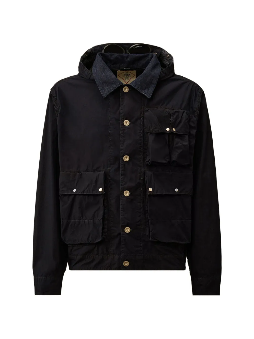 C.P. Company front-pocket hooded jacket - Blu