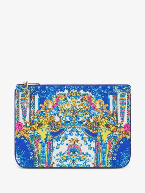 Camilla petite pochette matelassée à fleurs