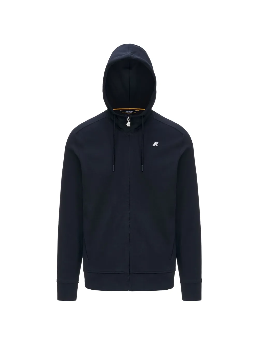 K-Way Anton zip-up logo-detail hoodie - Blu