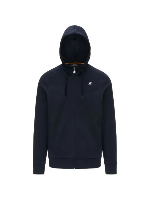 K-Way Anton zip-up logo-detail hoodie