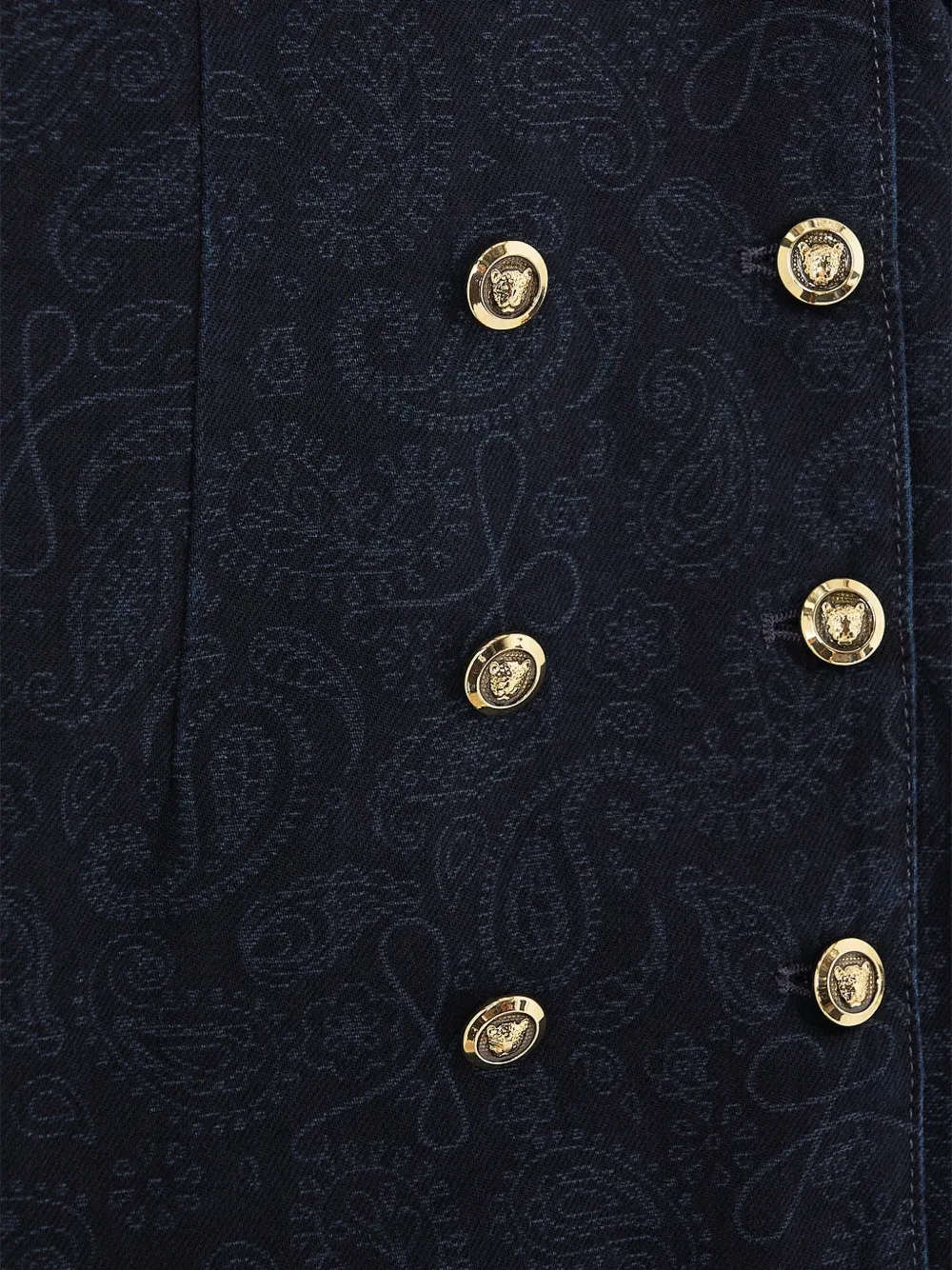  Camilla Double-breasted Belted Jacket - Blue 