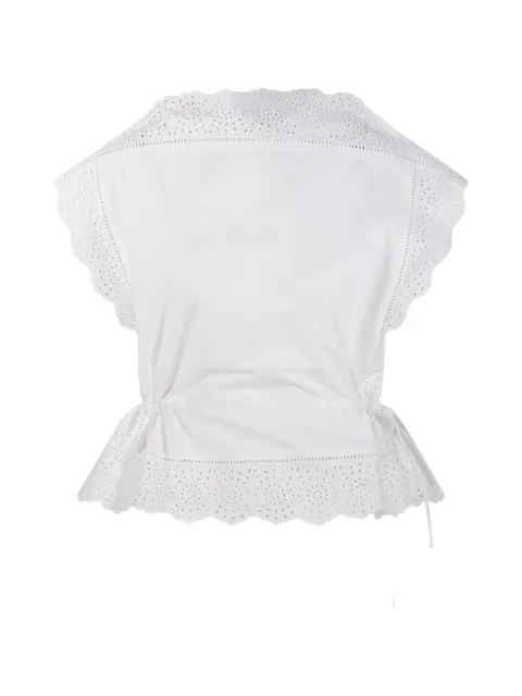 By Malene Birger top con cordones y ojales