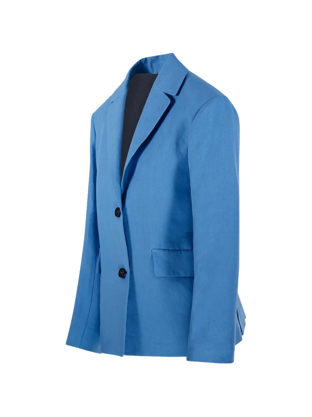  's Max Mara Button Notched Blazer - Blue 