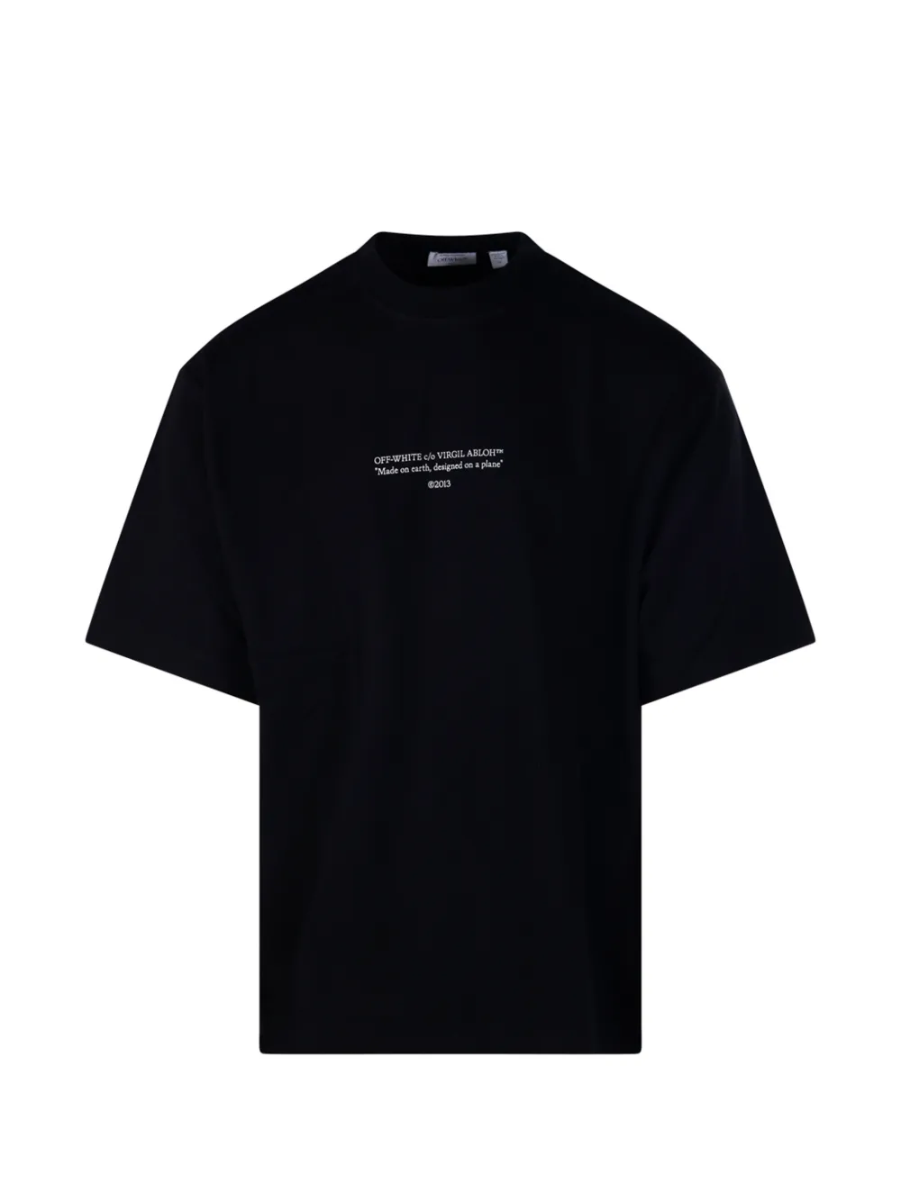 Off-White crew-neck printed T-shirt - Nero