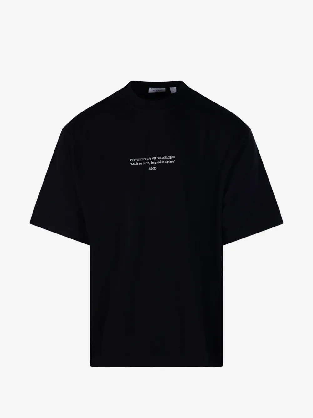 Off-White crew-neck printed T-shirt | Black | Image 1