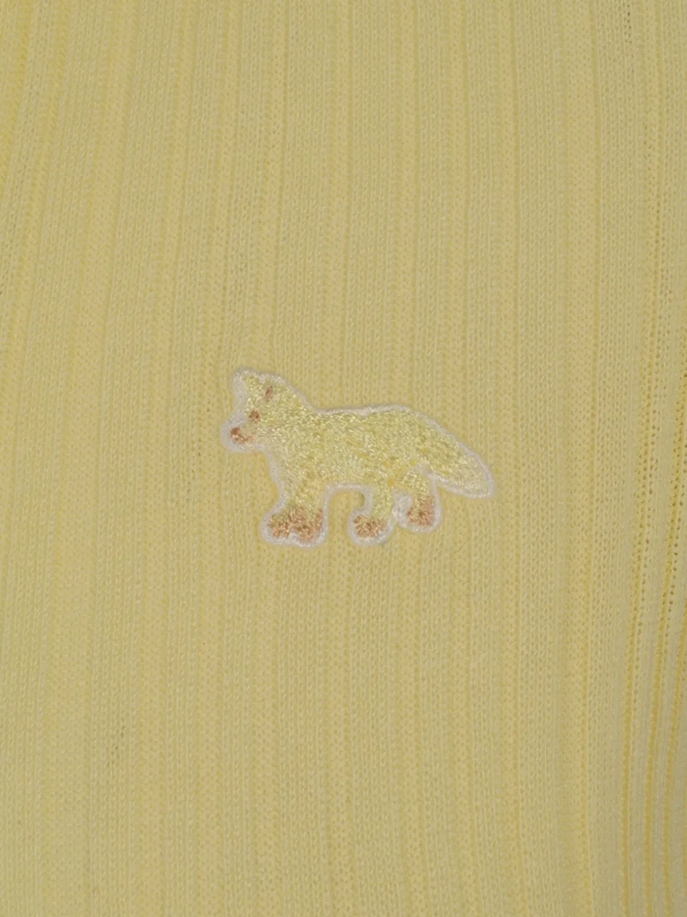 Maison Kitsuné Vest met knopen Geel