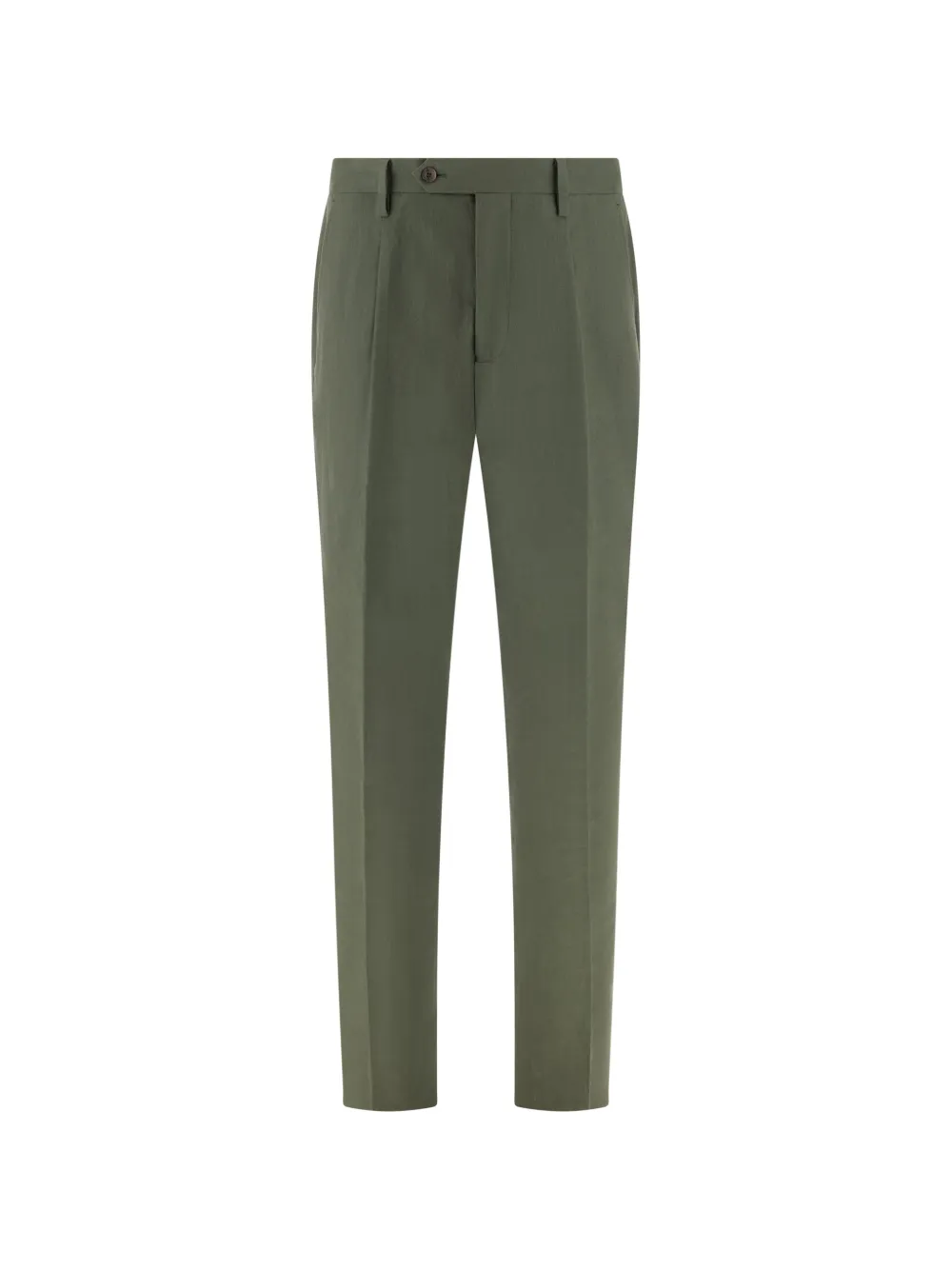 Boggi Milano Pantaloni sartoriali con pieghe - Verde