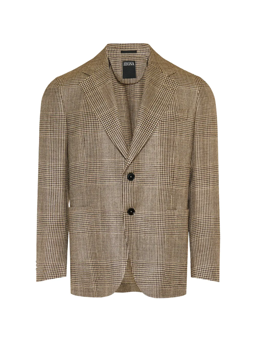 Zegna check jacket - Toni neutri