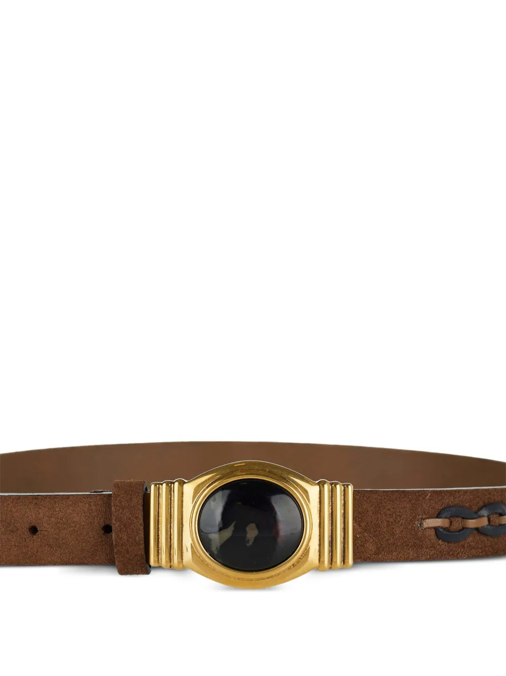  Etro Oval-buckle Belt - Brown 