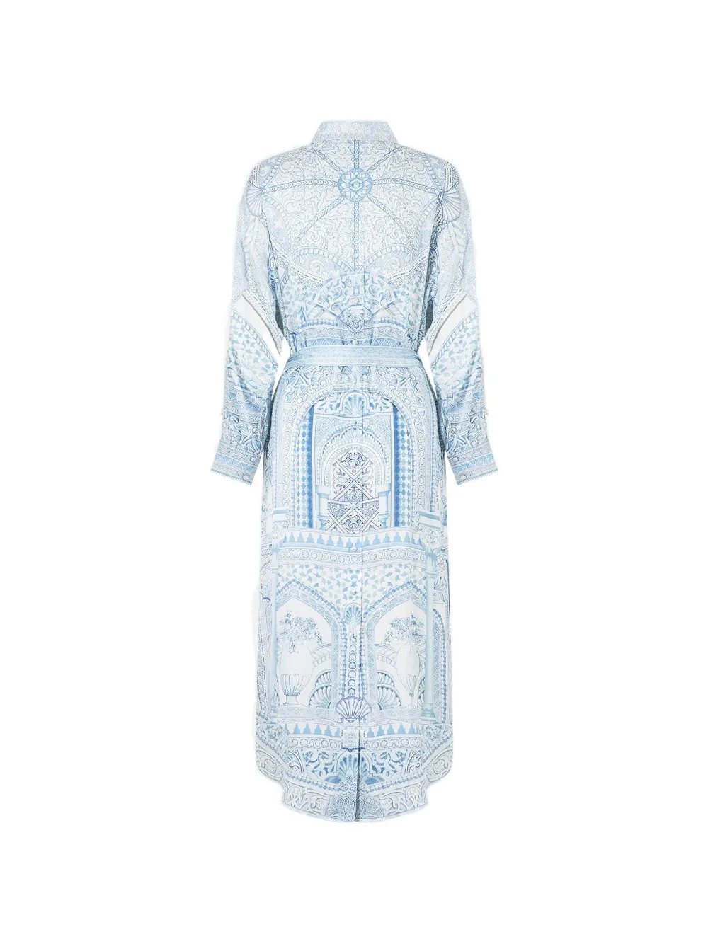 Camilla Blousejurk met knopen Blauw