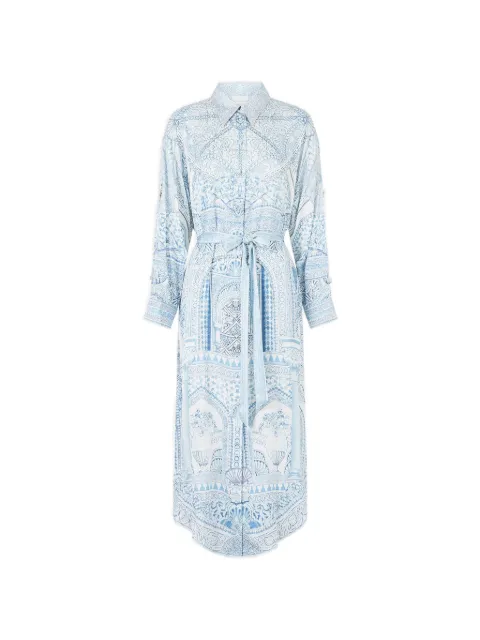Camilla buttoned shirt dress