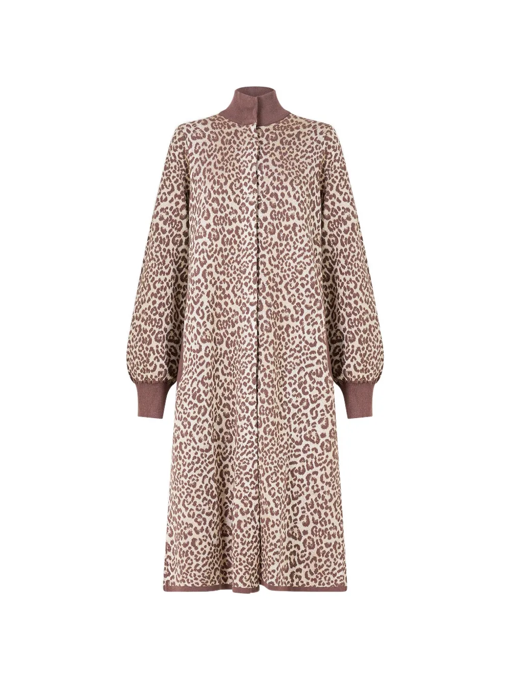 Camilla animalia A-line knit dress - Toni neutri