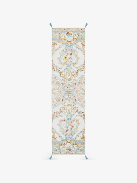 Camilla crinkle floral scarf