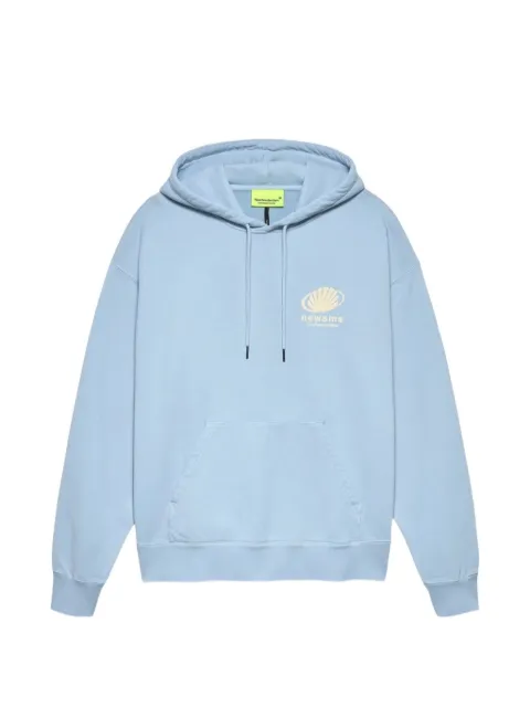 NEW AMSTERDAM logo-print drawstring-fastening hoodie