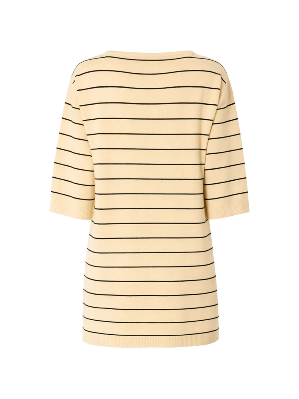  Elisabetta Franchi Striped Chain Mini Dress - Neutrals 